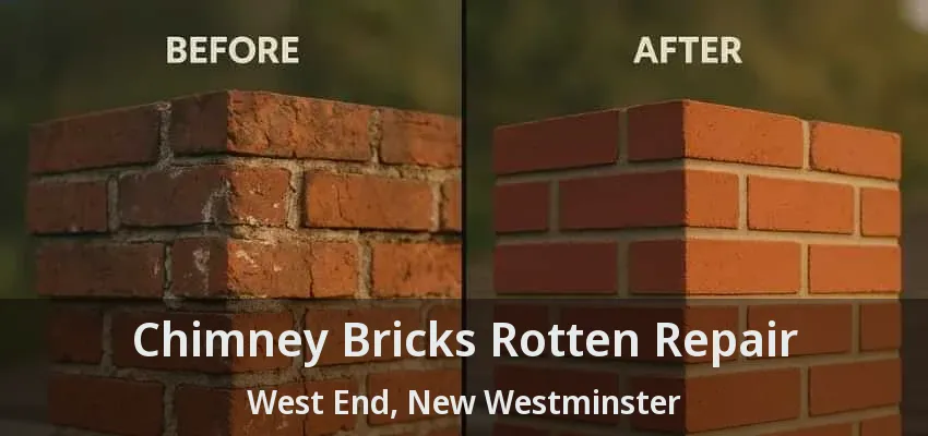 Chimney Bricks Rotten Repair West End, New Westminster - BC