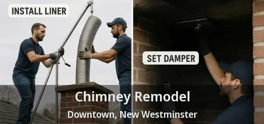 Chimney Remodel Downtown, New Westminster - BC