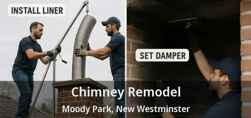 Chimney Remodel Moody Park, New Westminster - BC