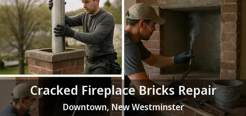 Cracked Fireplace Bricks Repair Downtown, New Westminster - BC