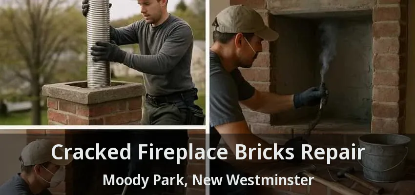 Cracked Fireplace Bricks Repair Moody Park, New Westminster - BC
