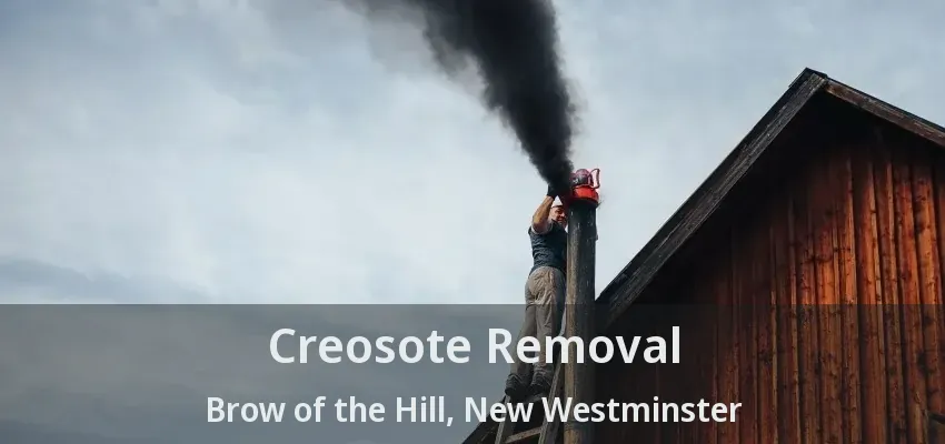 Creosote Removal Brow of the Hill, New Westminster - BC