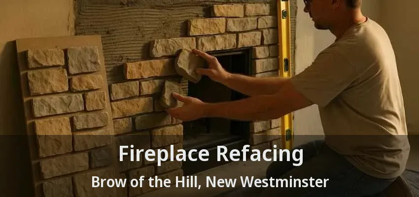 Fireplace Refacing Brow of the Hill, New Westminster - BC