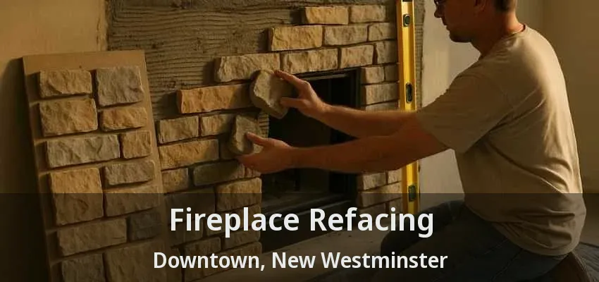 Fireplace Refacing Downtown, New Westminster - BC