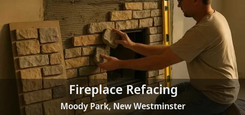 Fireplace Refacing Moody Park, New Westminster - BC