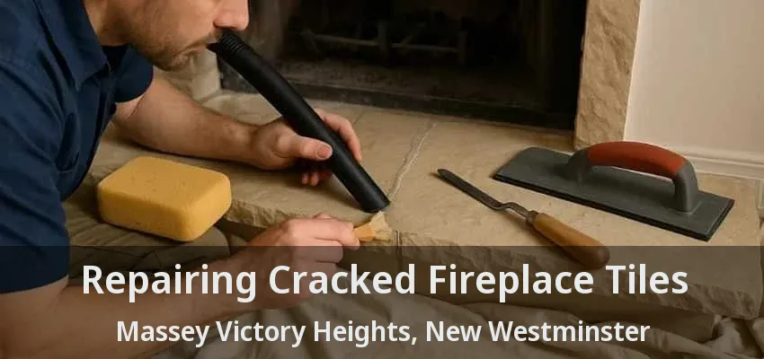 Repairing Cracked Fireplace Tiles Massey Victory Heights, New Westminster - BC