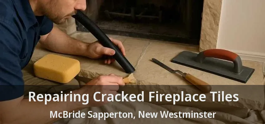 Repairing Cracked Fireplace Tiles McBride Sapperton, New Westminster - BC